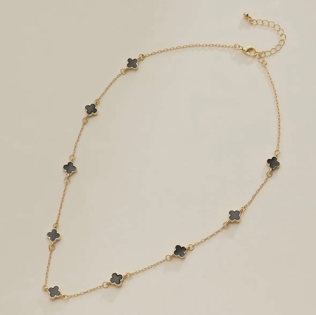 Isla Clover Station Necklace