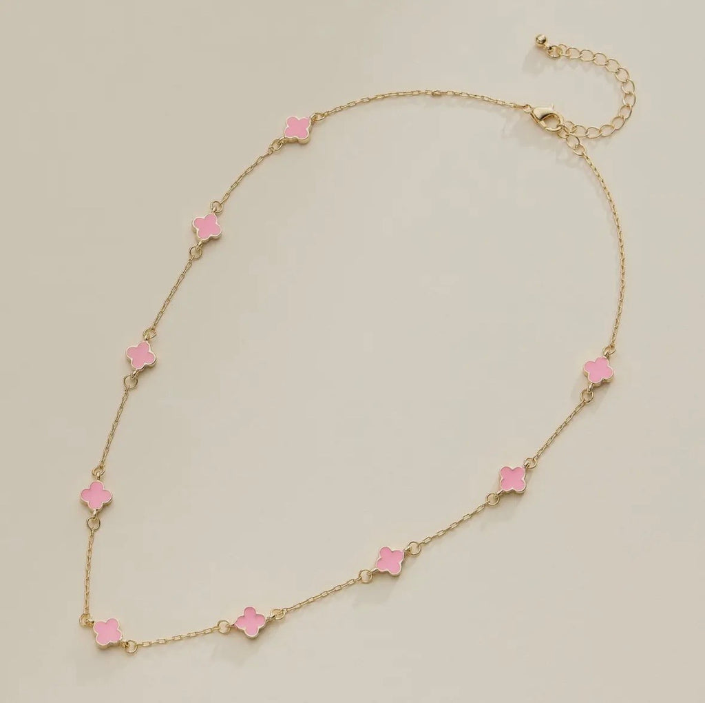 Isla Clover Station Necklace